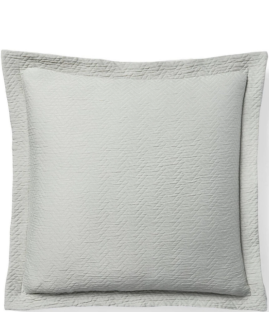 Lauren Ralph Lauren Kaia Chevron Motif Matelasse Euro Sham