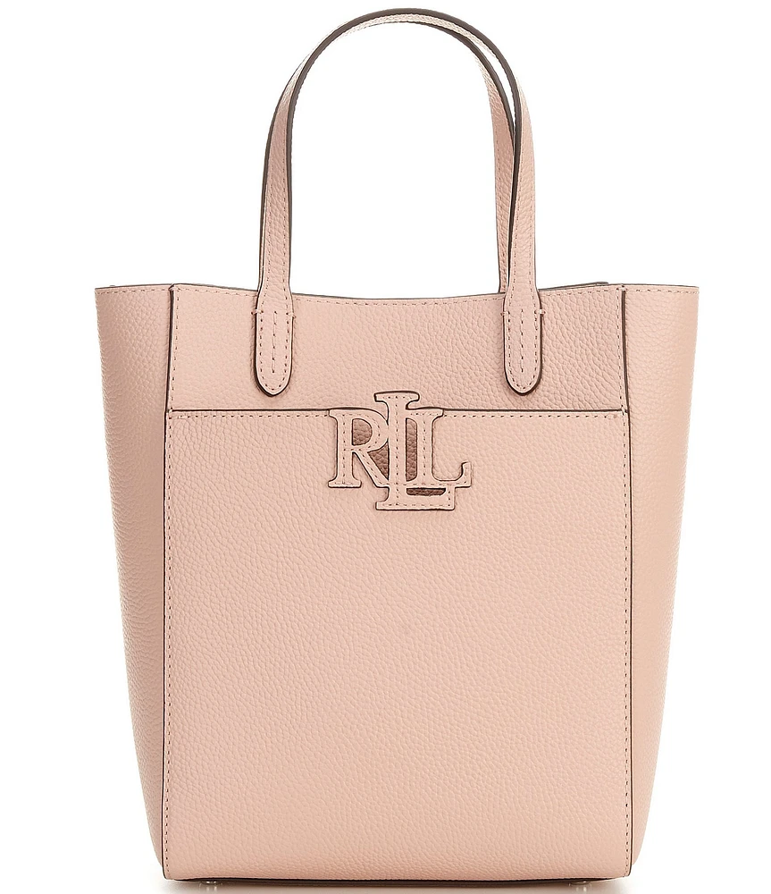 Lauren Ralph Lauren Cameryn Pebbled Leather Small Tote Bag