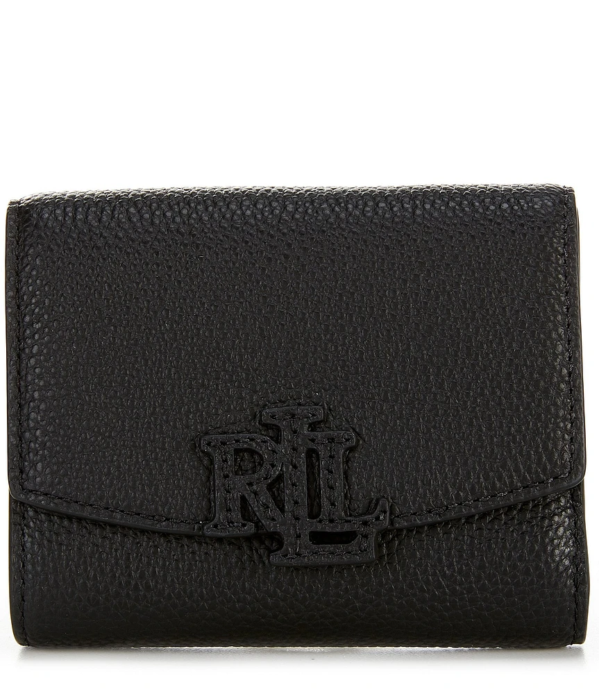 Lauren Ralph Lauren Pebbled Small Cameryn Flap Wallet