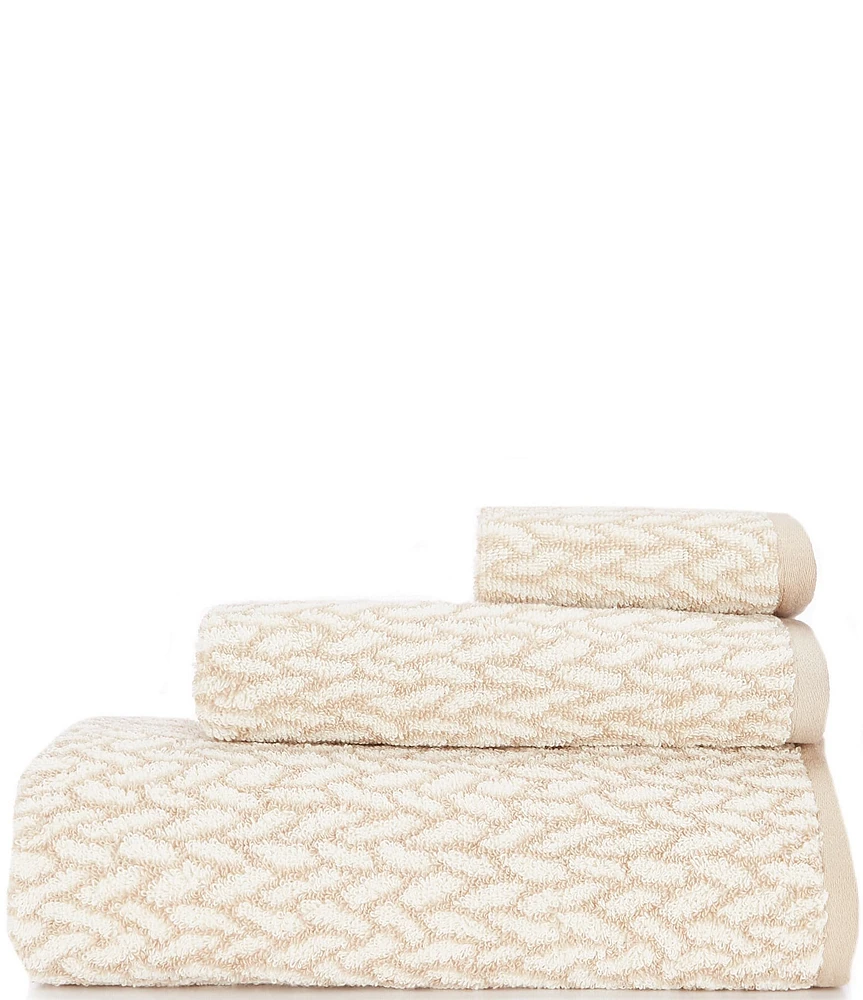 Lauren Ralph Lauren Sanders Basketweave Antimicrobial Bath Towels