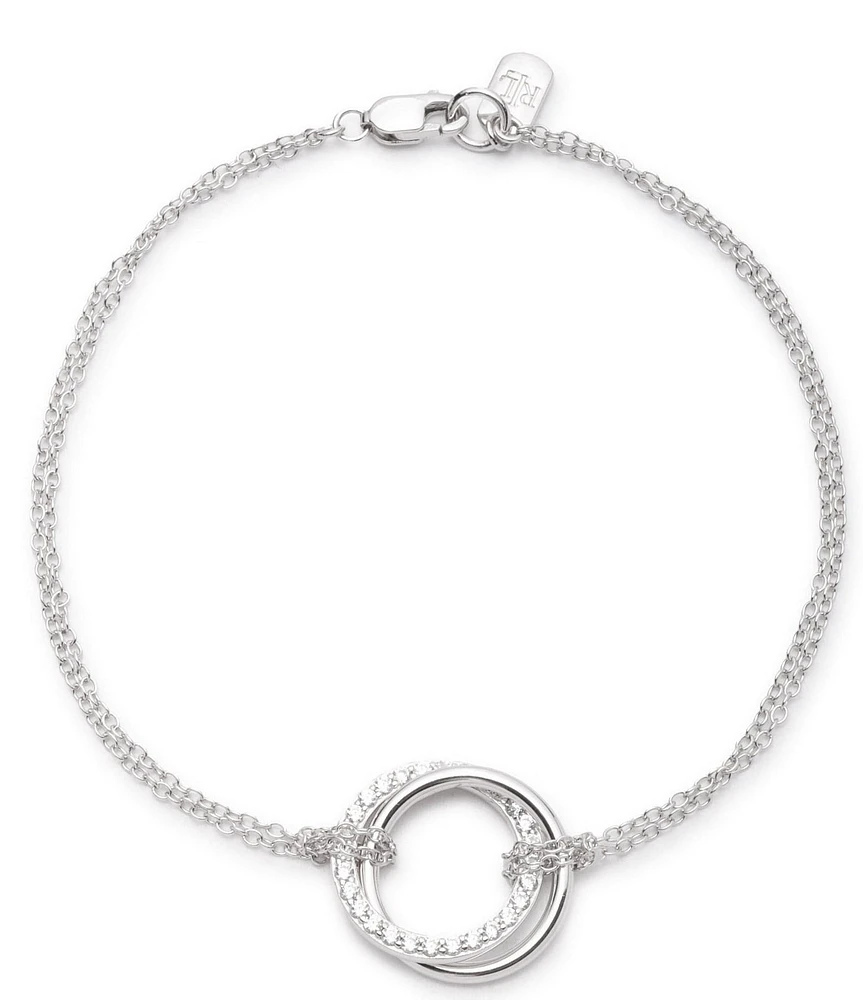Lauren Ralph Lauren Sterling Silver Pave Flex Line Bracelet