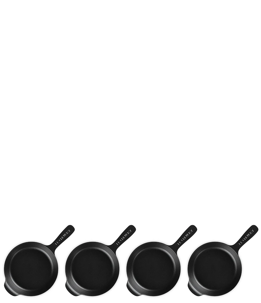 Le Creuset Gourmet Collection Enameled Cast Iron Set of 4 Mini Skillets