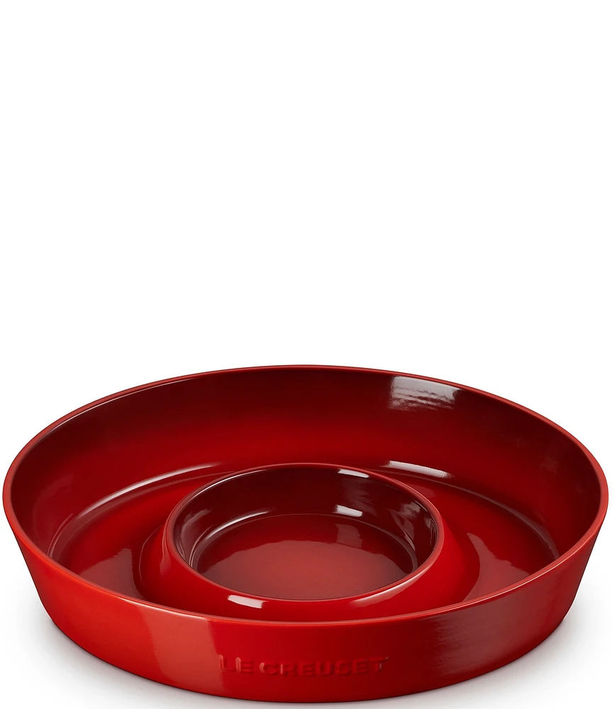 Le Creuset Stoneware Oval Chip and Dip Platter