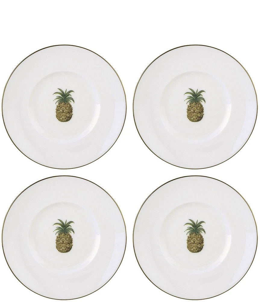 Lenox British Colonial Bamboo Dessert Plates, Set of 4