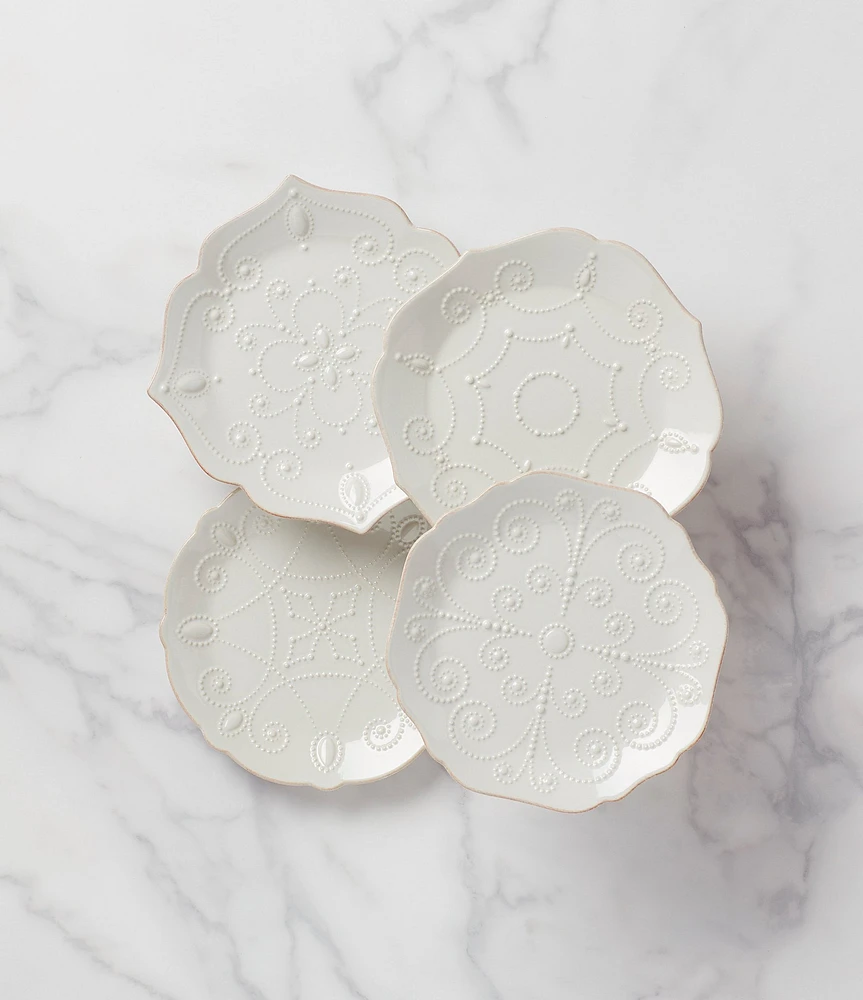 Lenox French Perle 4-Piece Assorted Dessert Plate Set