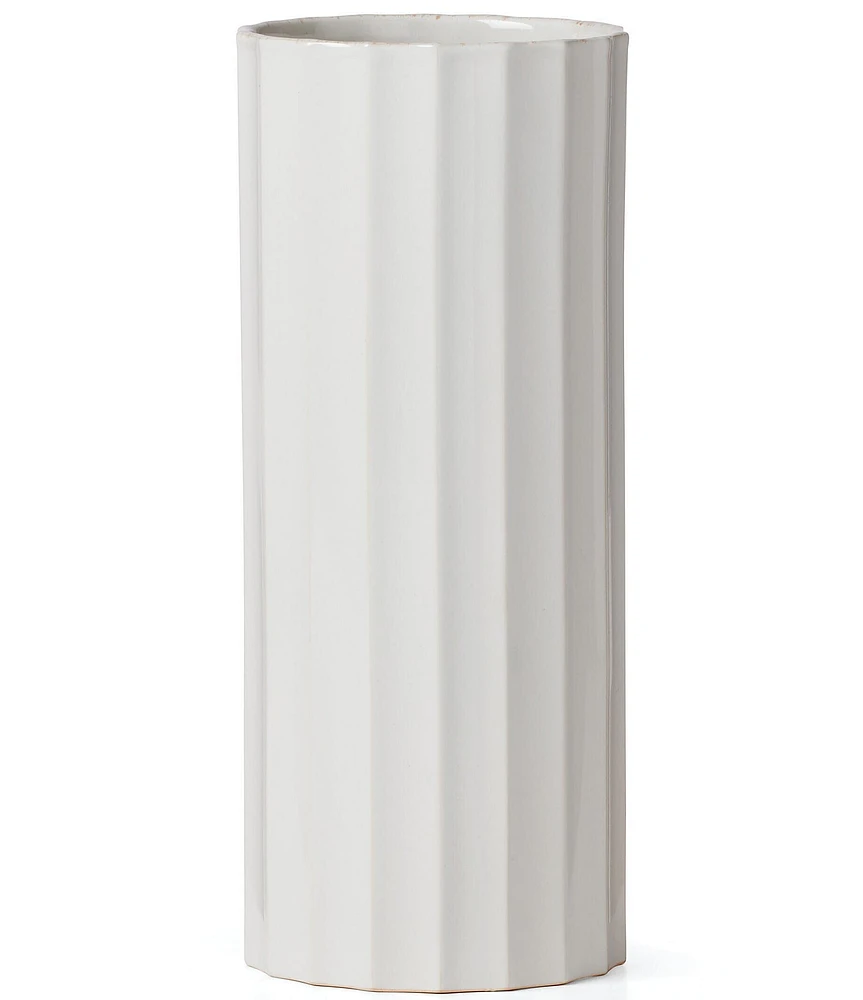Lenox French Perle Scallop Cylinder Vase