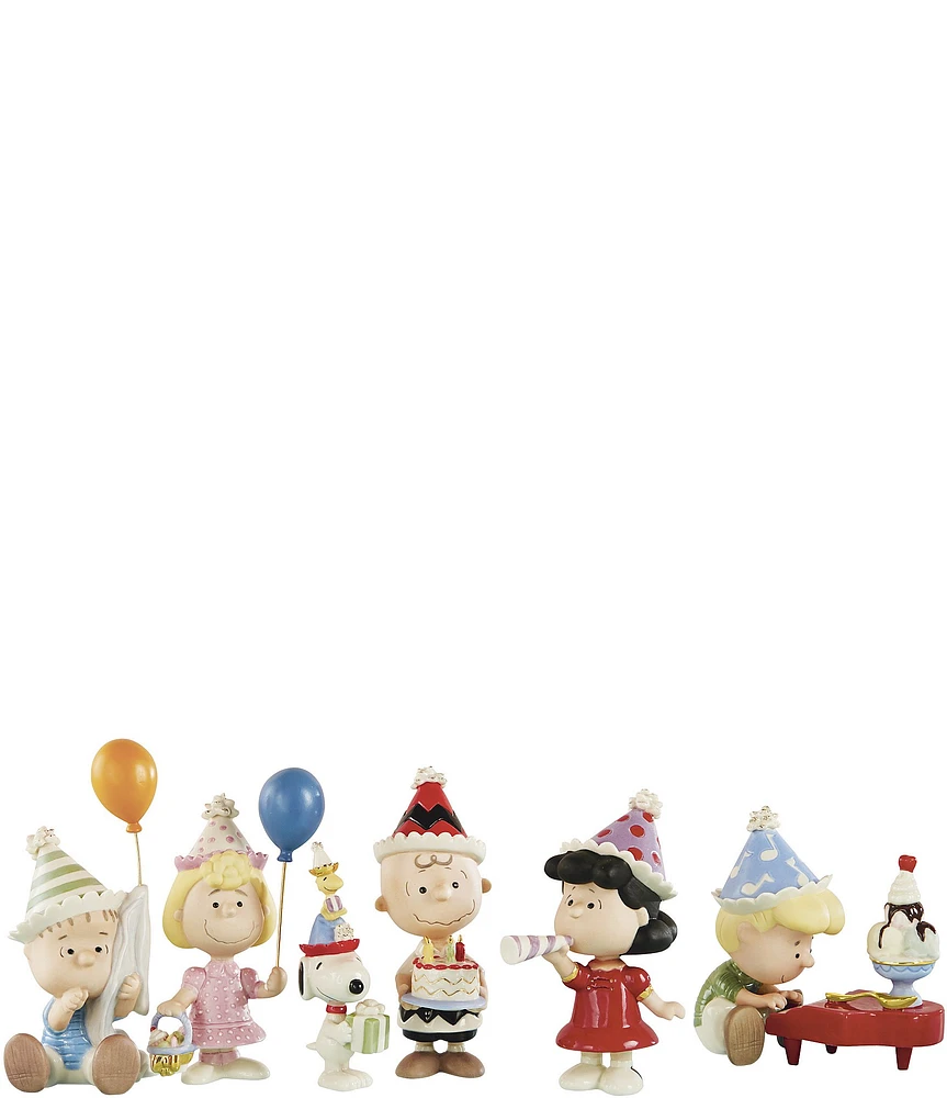 Lenox Peanuts 6-Piece Birthday Party Figurine Set