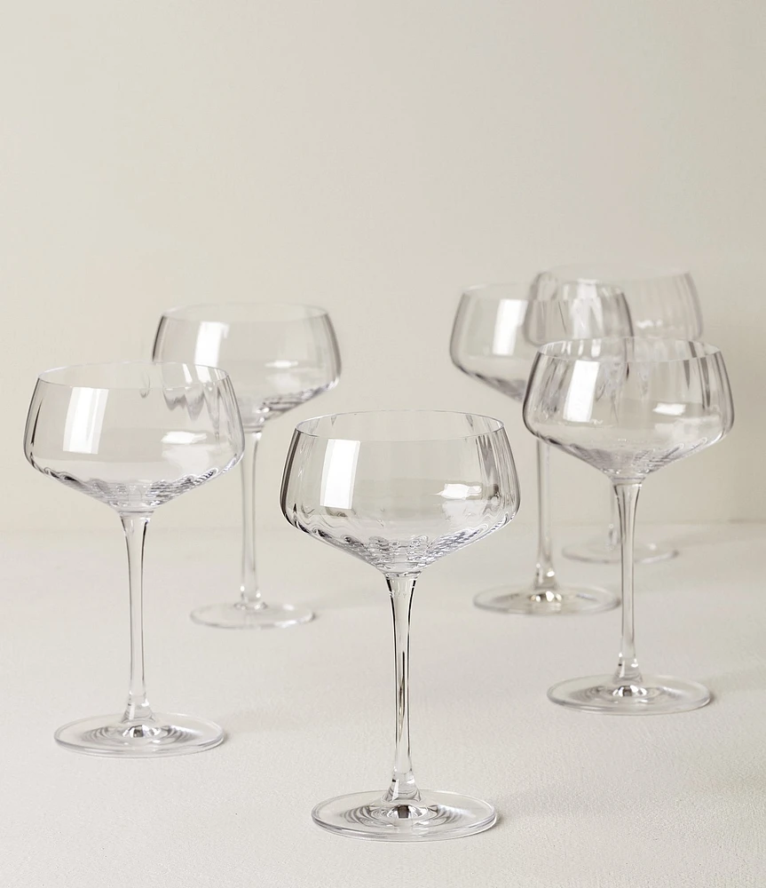 Lenox Tuscany Classics Angled Optic Coupes, Set of 6