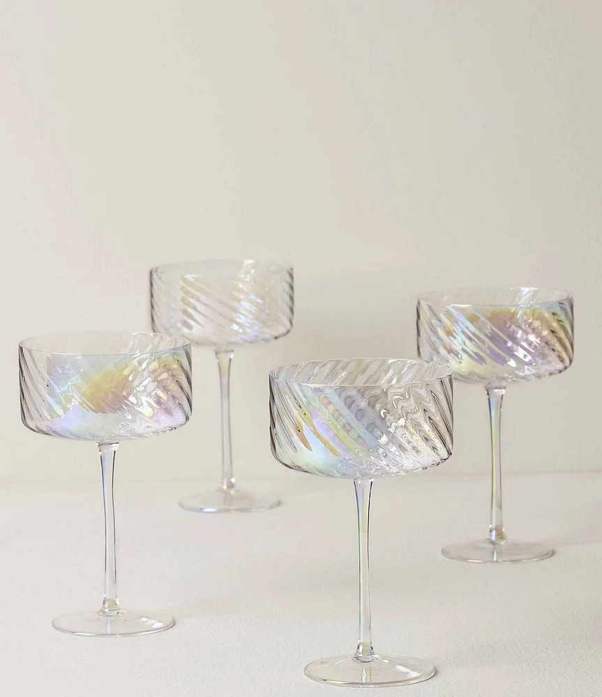 Lenox Tuscany Classics Iridescent Coupes, Set of 4