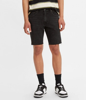 Levi's® 412 Slim Fit 9#double; Inseam Raw Hem Denim Shorts