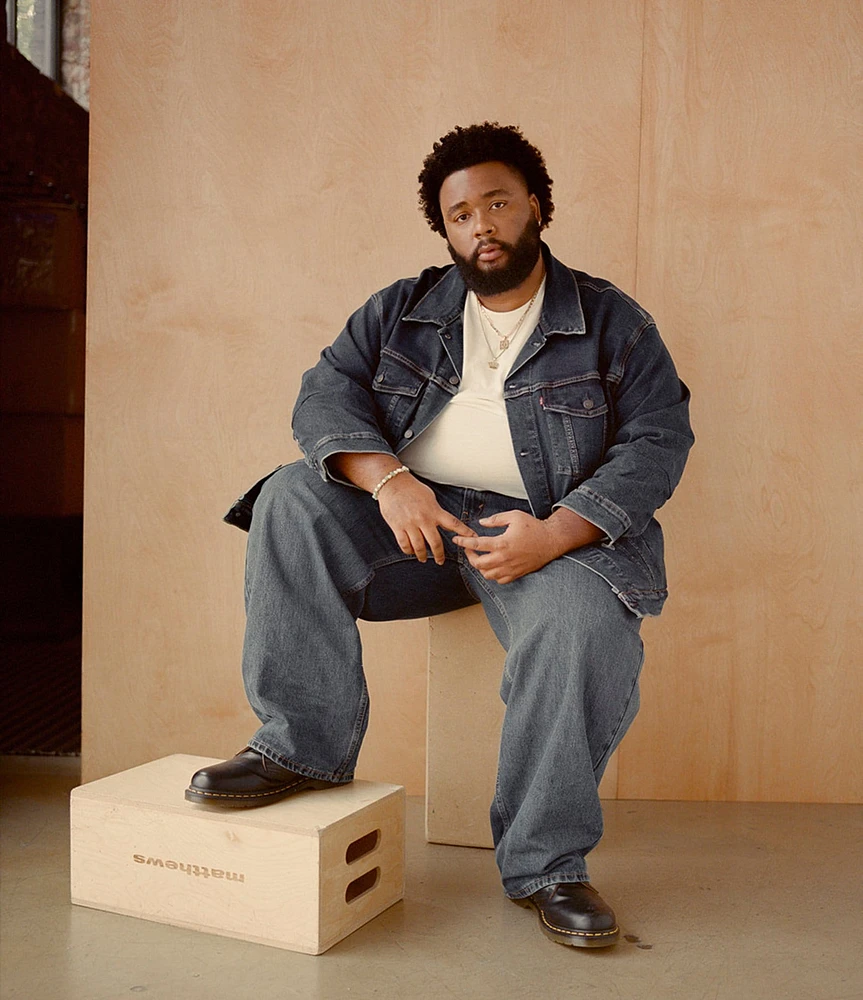 Levi's® Big & Tall Stretch Denim Trucker Jacket