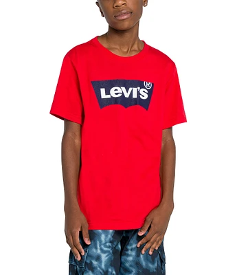 Levi's® Big Boys Short Sleeve Batwing Logo T-Shirt