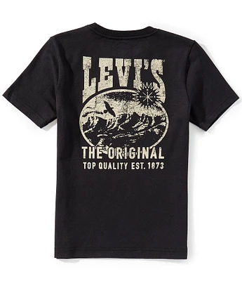 Levi's® Big Boys Short Sleeve Valley View Graphic T-Shirt