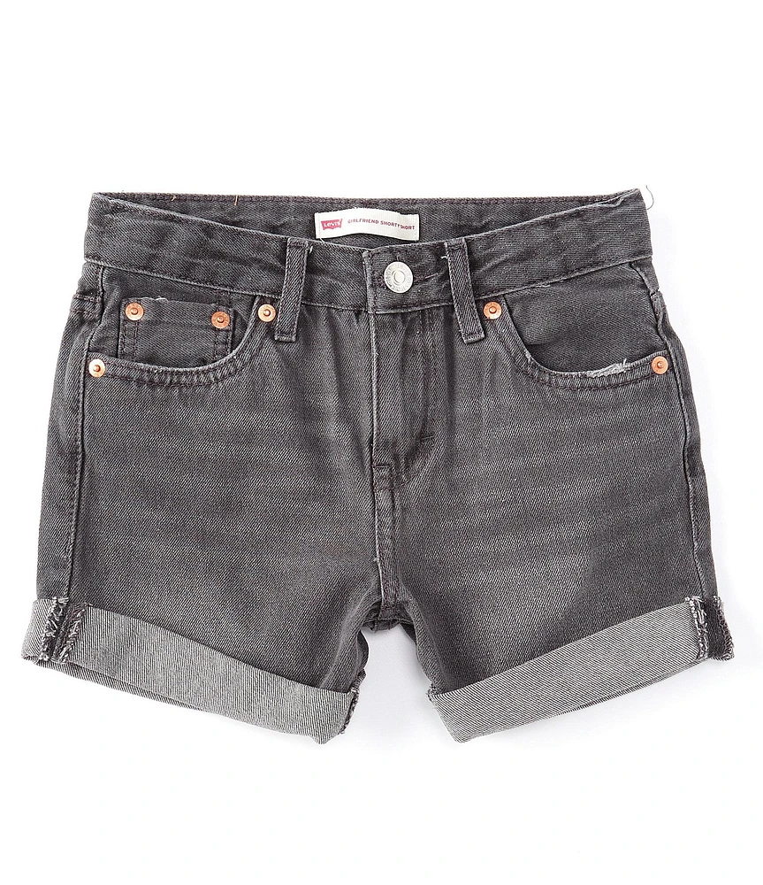 Levi's® Big Girls Girlfriend Shorty Denim Shorts