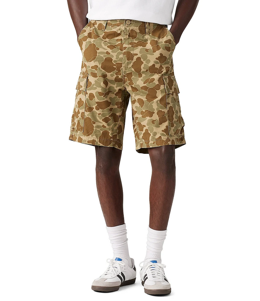 Levi's® Carrier Regular Fit Camouflage 9.5#double; Inseam Cargo Shorts