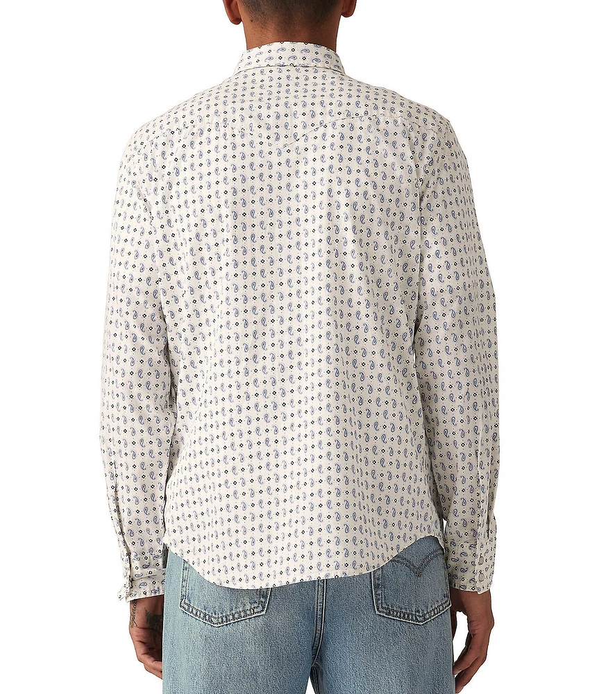 Levi's® Classic Standard Fit Long Sleeve Paisley/Geometric Printed Western Shirt
