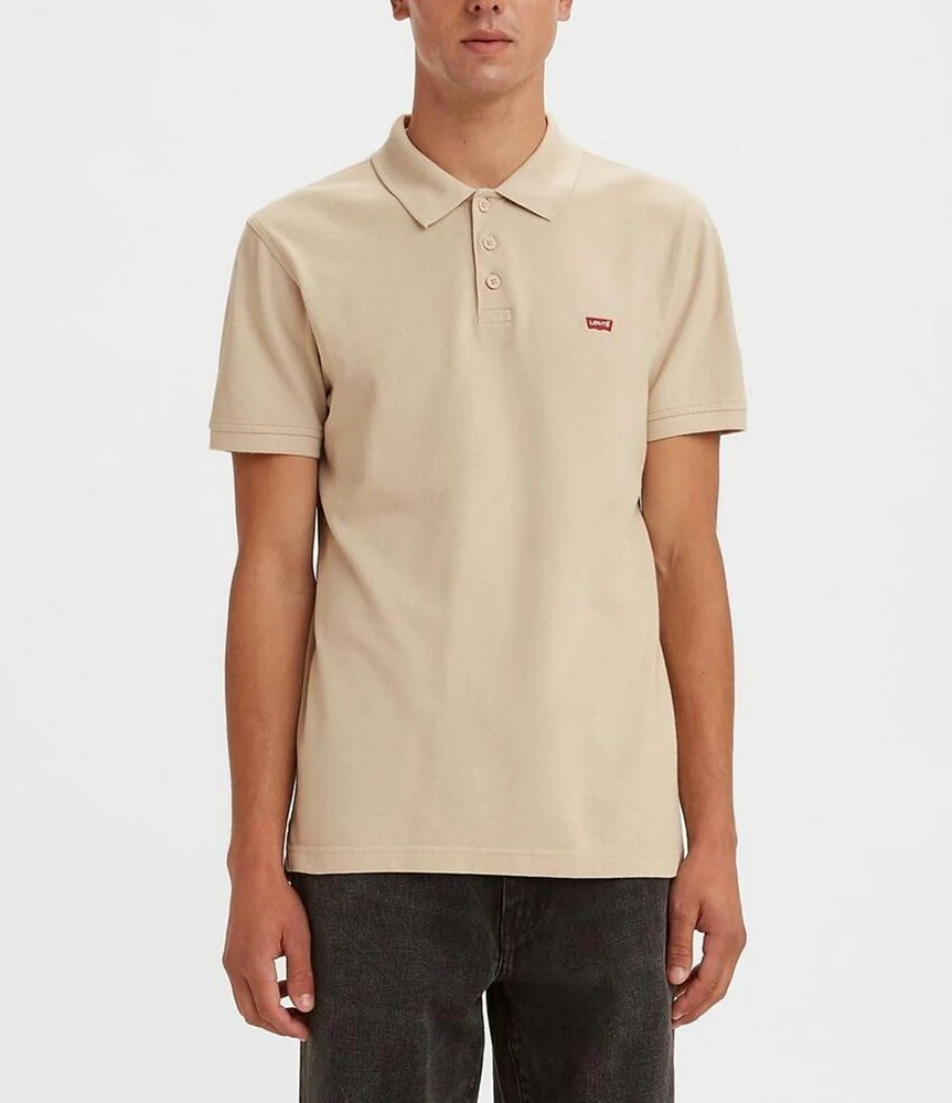 Levi's® Housemark Short Sleeve Solid Polo Shirt