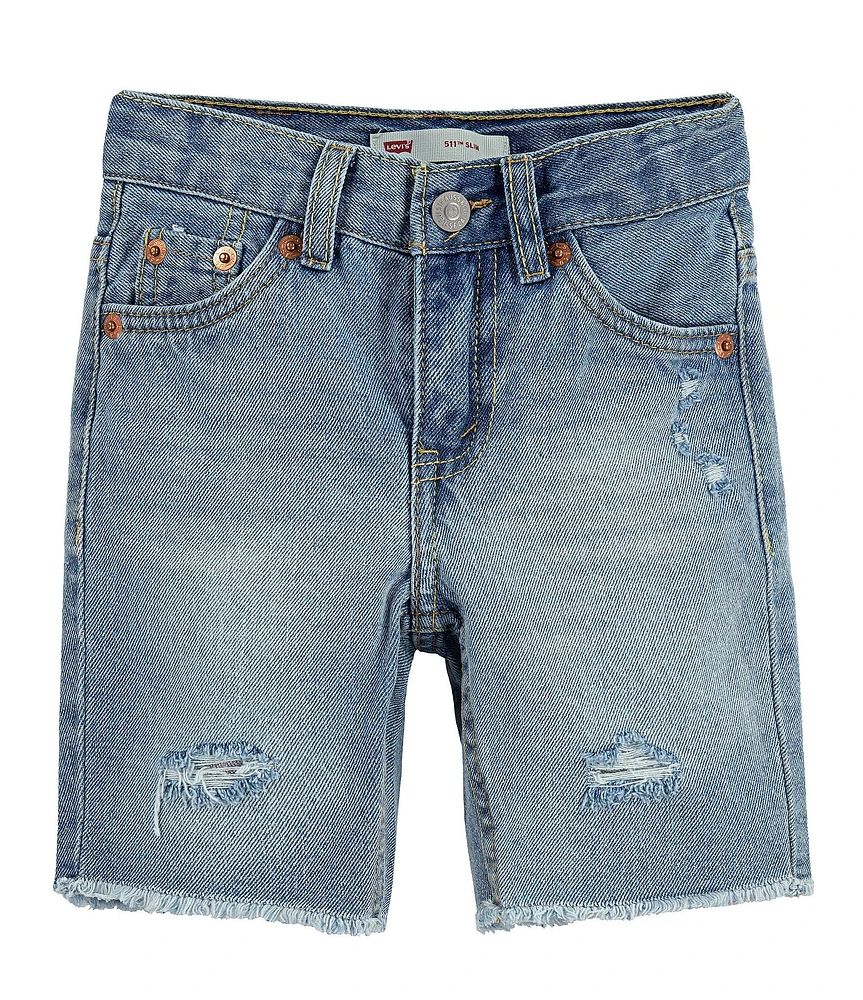 Levi's® Little Boys 511™ Slim Fit Raw Hem Denim Shorts