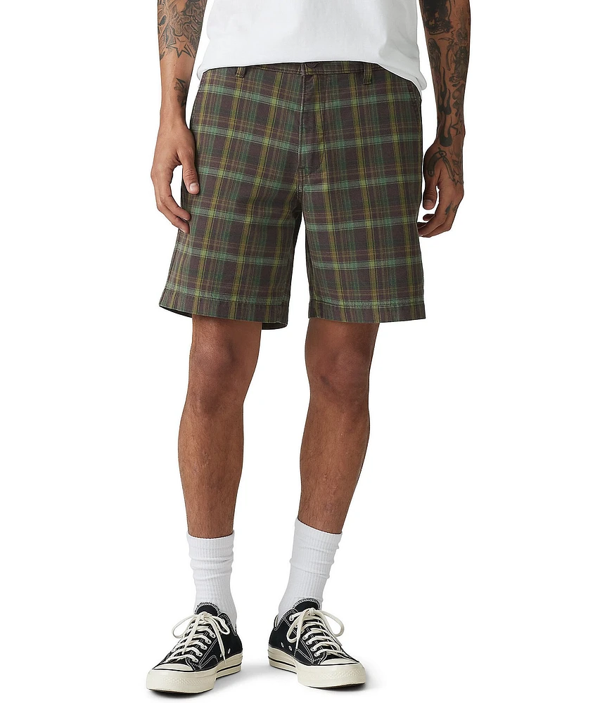 Levi's® Plaid 8#double; Inseam Chino Shorts