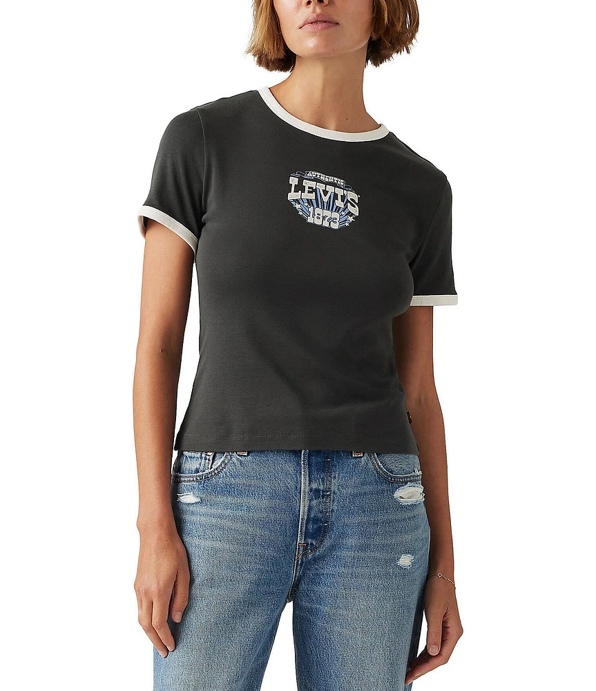 Levi's® Rickie Ringer Graphic Short Sleeve T-Shirt