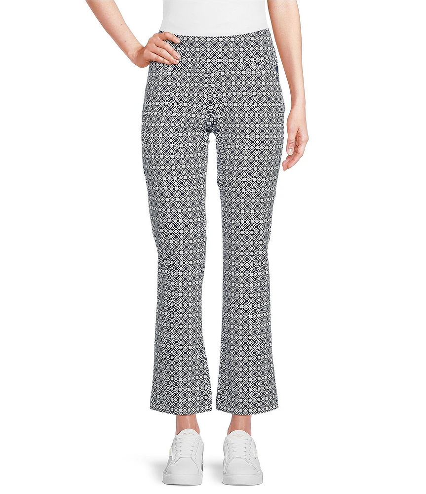 Lilly Pulitzer Corso Knit Butterfly Print Kick Flare Leg Pants