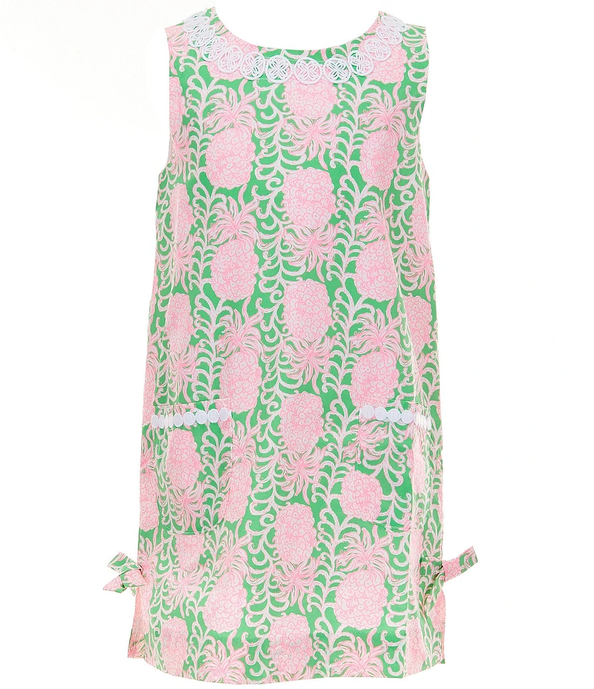 Lilly Pulitzer Little/Big Girls Pineapple Classic Shift Dress