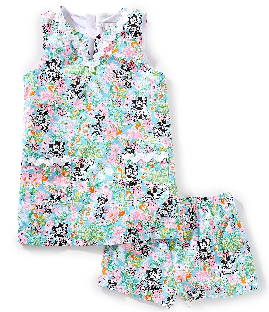 Lilly Pulitzer Little/Big Girls Mini Romey Disney Shift Dress Set