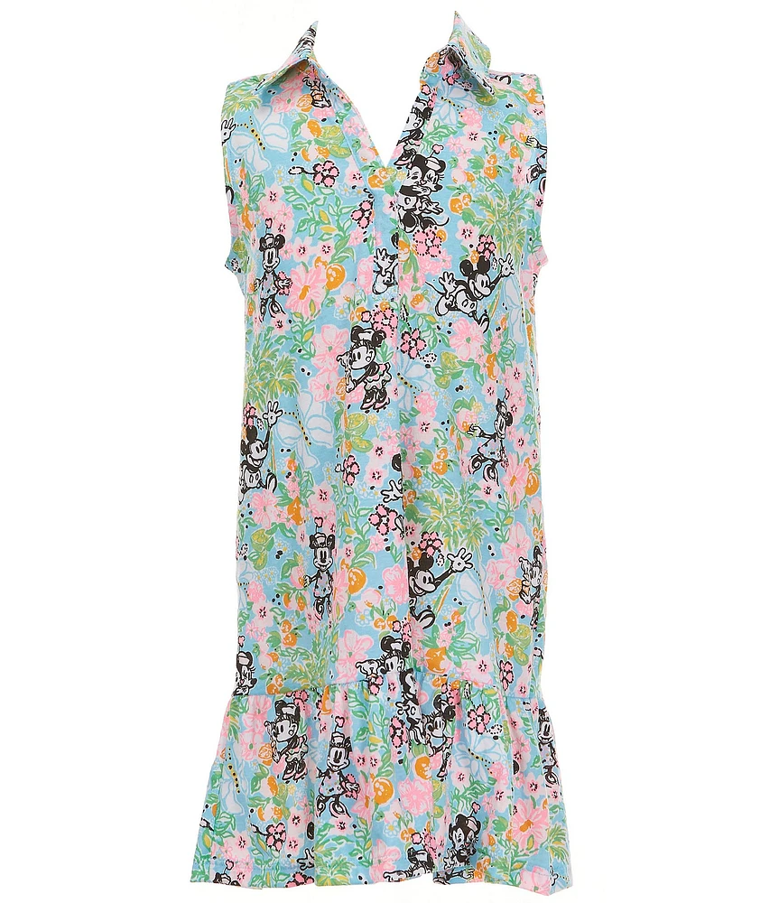 Lilly Pulitzer x Disney Little/Big Girls Sleeveless Mini Riegan Dress