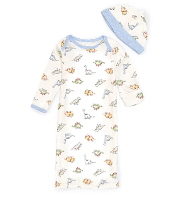 Little Me Baby Boys Dinomite Sleeper Gown & Hat