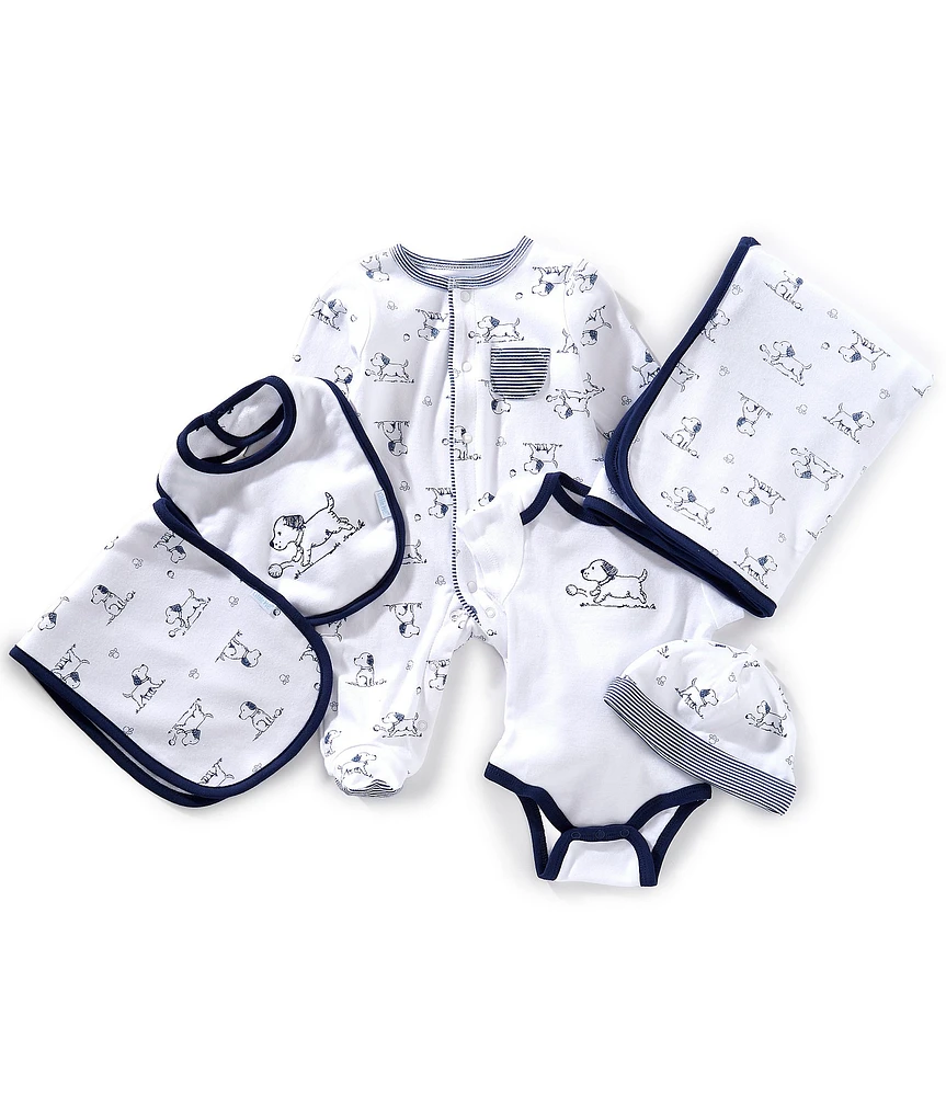 Little Me Baby Puppy Toile Gift Box