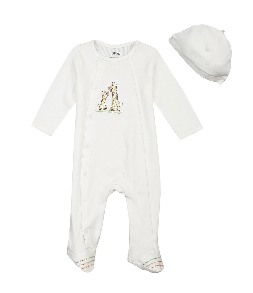 Little Me Baby Giraffe Footie Set