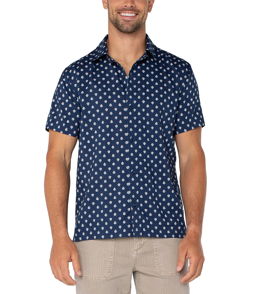 Liverpool Los Angeles Dobby Print Woven Shirt