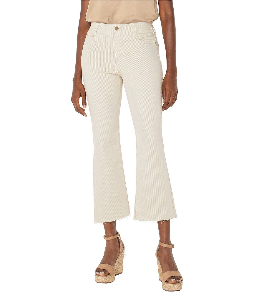 Liverpool Los Angeles Gia Glider® Stretch Twill Crop Flare Leg Pants