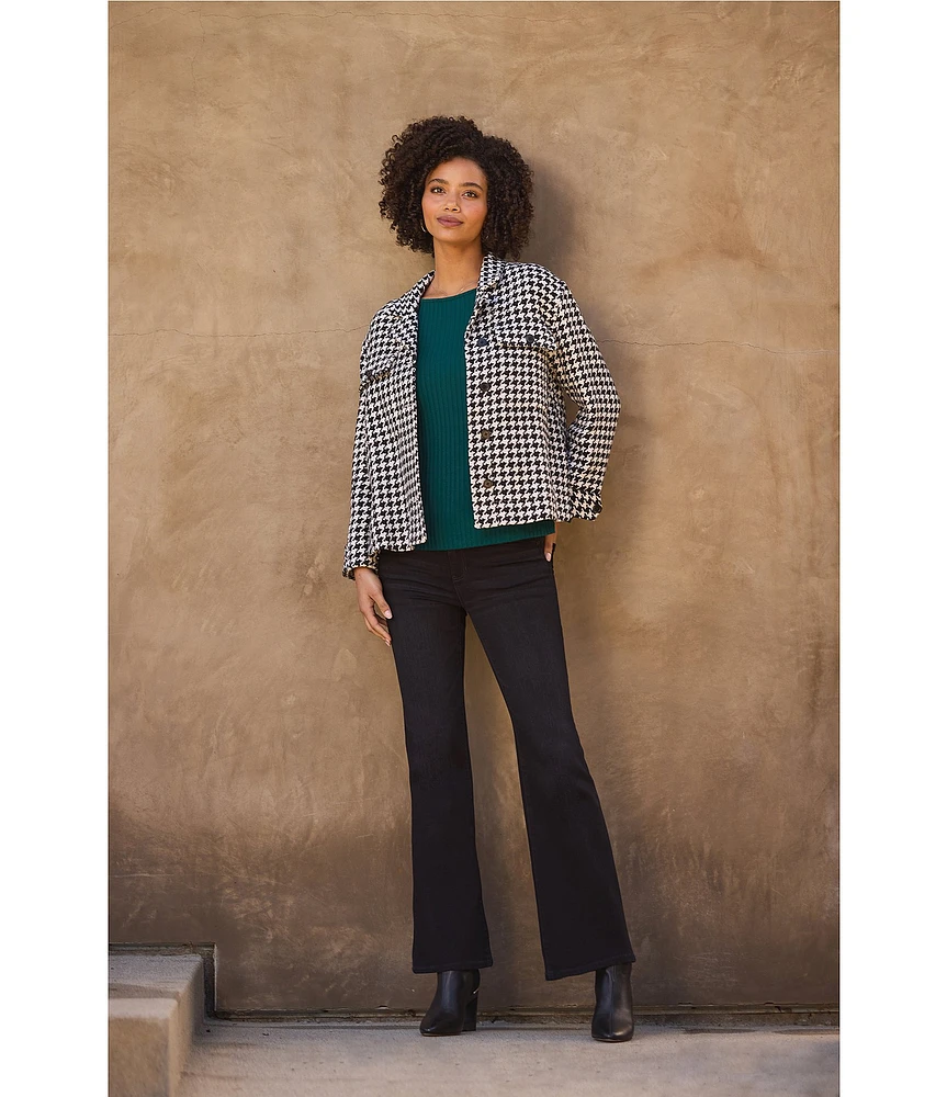 Liverpool Los Angeles Petite Size Hannah Mid Rise Flare Leg Denim Ankle Jeans