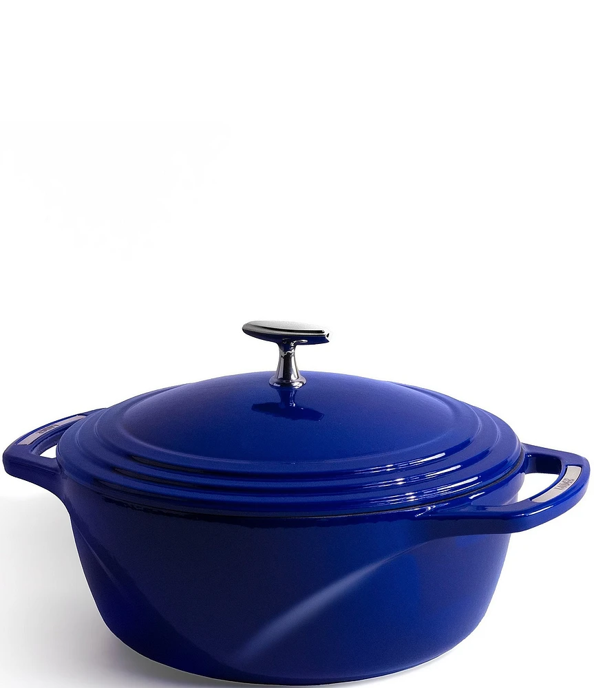 Lodge Cast Iron USA Enamel Round Dutch Oven- 3 Quart