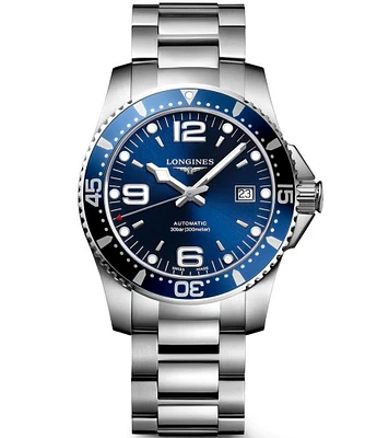 Longines Men's Hydroconquest Automatic Stainless Steel Bracelet Watch