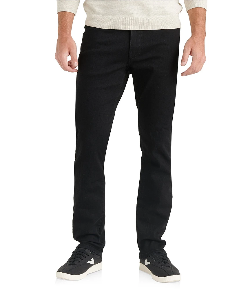 Lucky Brand Black Rinse 410 Athletic Straight Fit Jeans