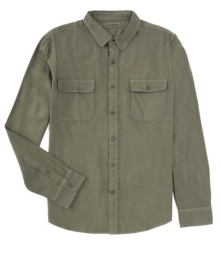 Lucky Brand Long Sleeve Lived-In Utility Shirt