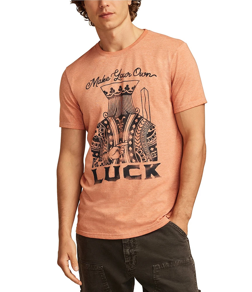 Lucky Brand Make Your Own Luck Short Sleeve T-Shirt
