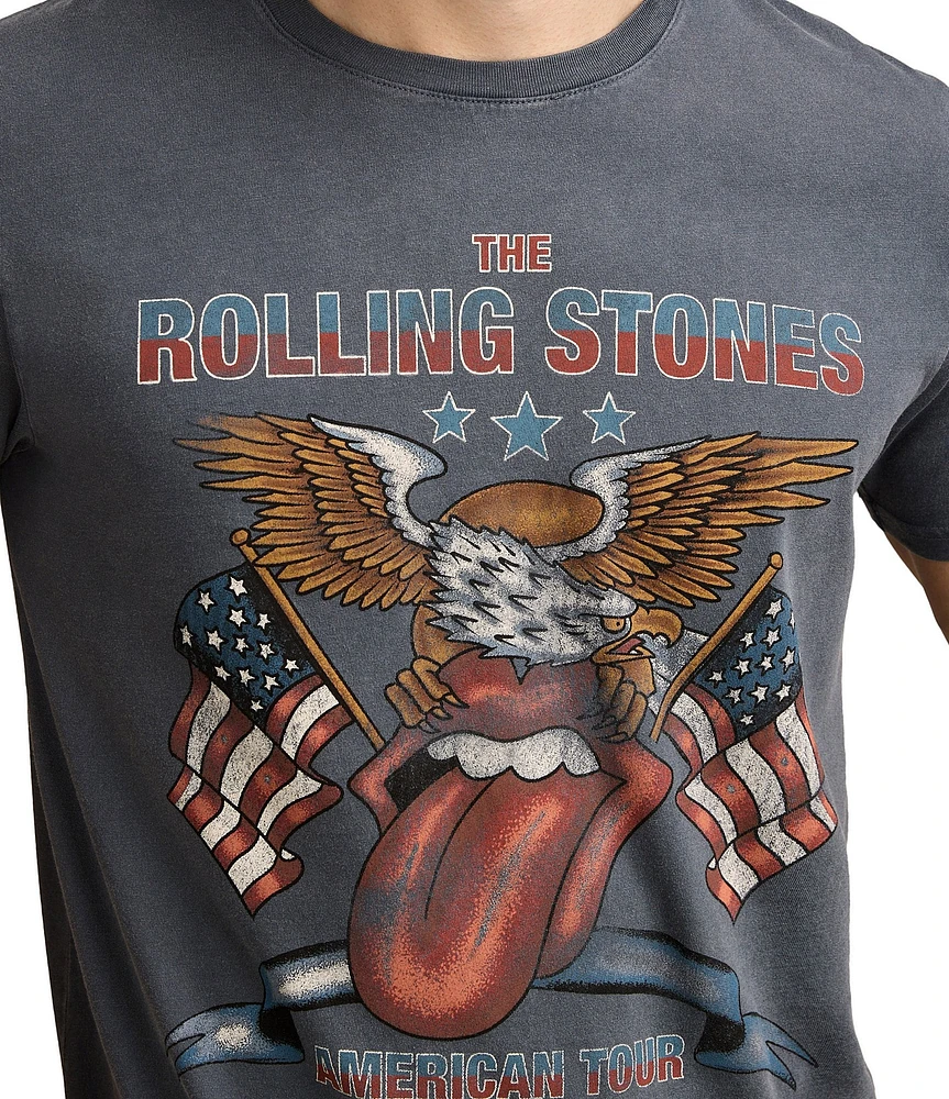 Lucky Brand Rolling Stones Eagle Short Sleeve T-Shirt