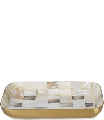 Luxury Hotel Essex Collection Gold Mother of Pearl Soap Dish