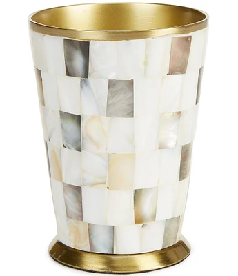 Luxury Hotel Essex Collection Gold Mother of Pearl Tumbler