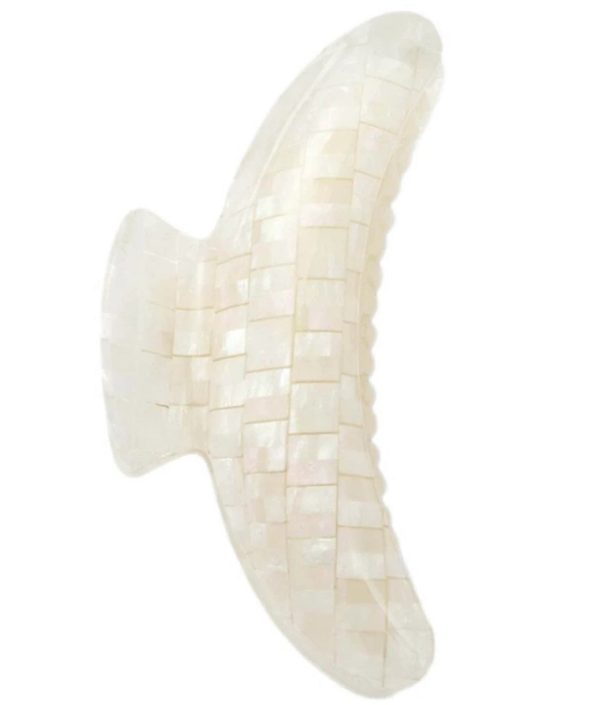 MACHETE Opal Check Jumbo Heirloom Claw Clip