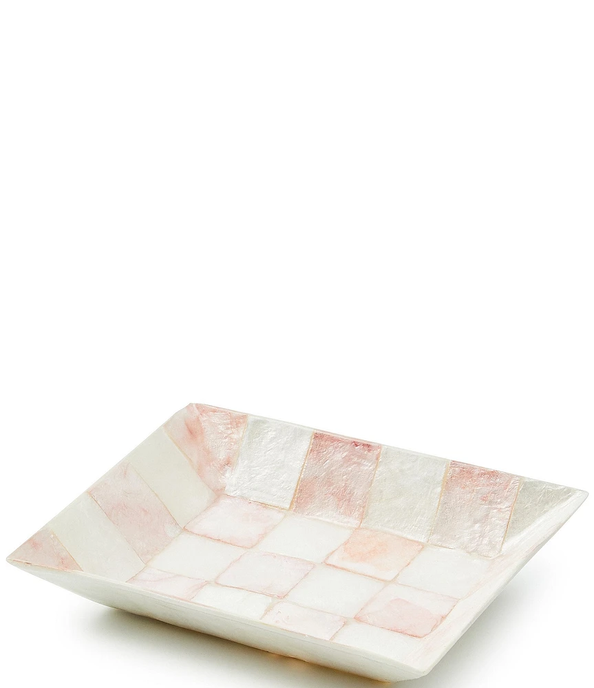 MacKenzie-Childs Check Capiz Soap Dish