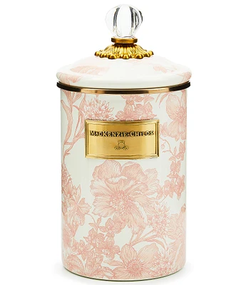 MacKenzie-Childs English Garden Enamel Canister