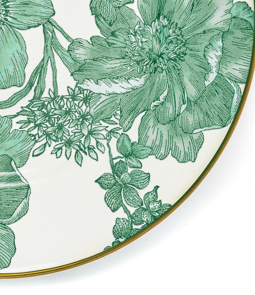 MacKenzie-Childs English Garden Enamel Salad/Dessert Plate