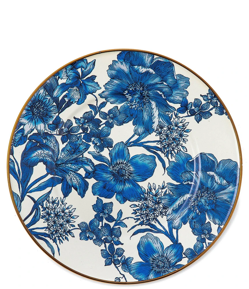 MacKenzie-Childs English Garden Enamel Salad/Dessert Plate