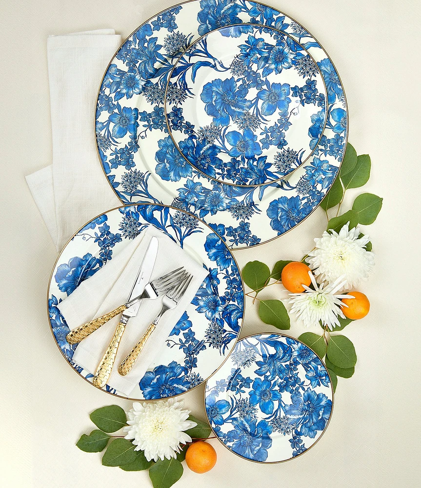 MacKenzie-Childs English Garden Enamel Salad/Dessert Plate