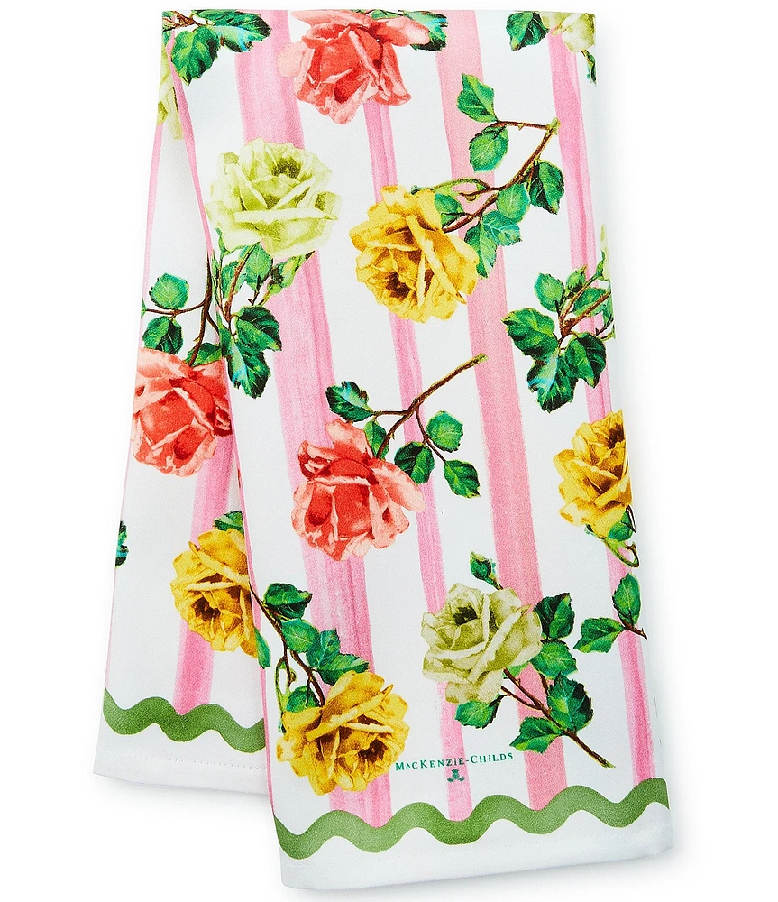 MacKenzie-Childs Garden Gala Print Dish Towel