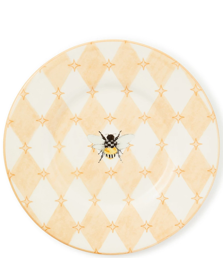 MacKenzie-Childs Queen Bee Salad/Dessert Plate